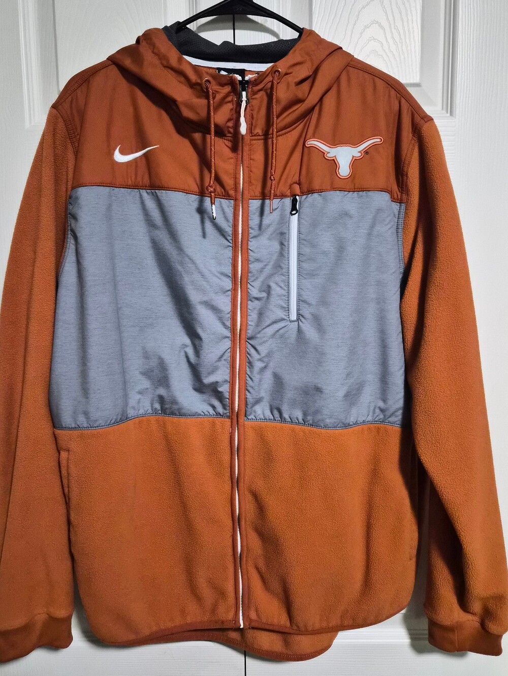 Men's Nike Therma-Fit Texas Longhorns Hooded Jacket Sz. XL